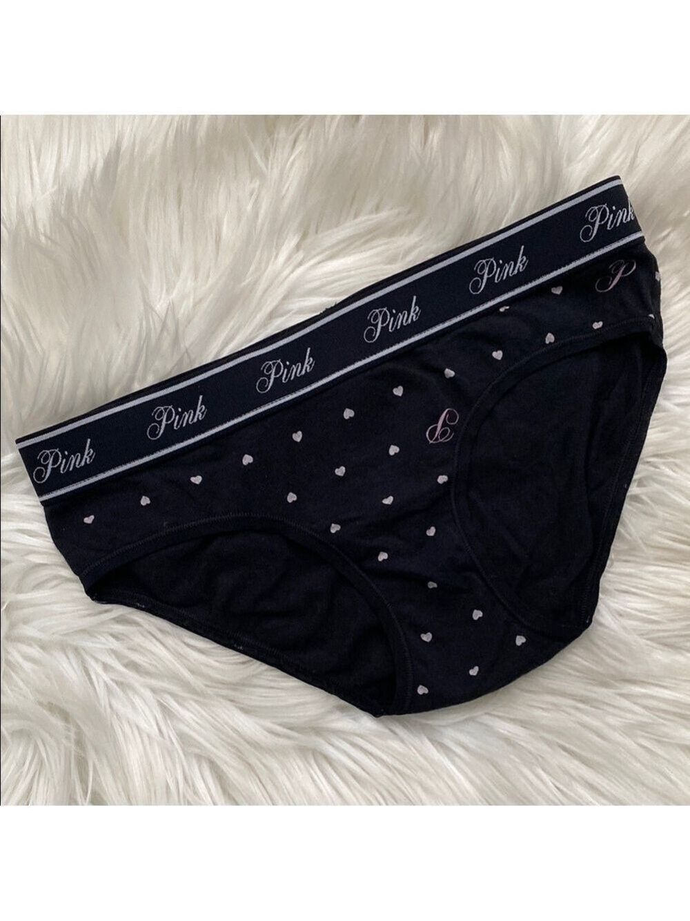 Victoria’s secret Black Heart Print Panties